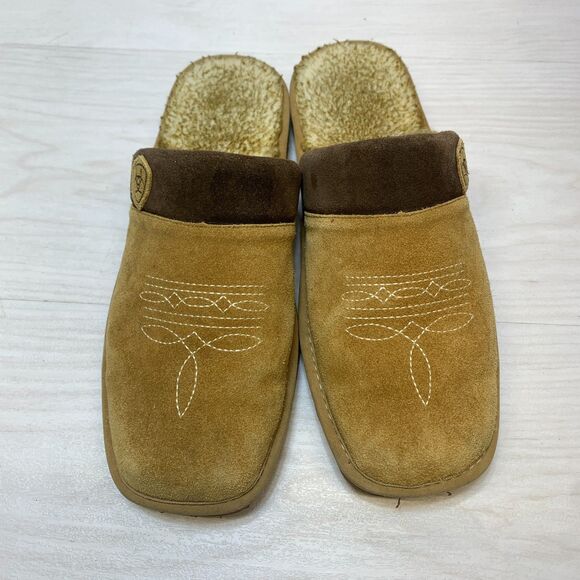 Ariat Silversmith Slipper Men\'s Size 12M Brown Square Toe Comfort Slip On Casual main image 6